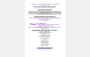 Stages Danse Vacances