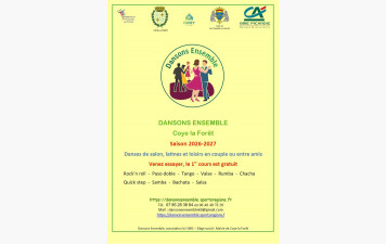 cours de danse 2026/2027