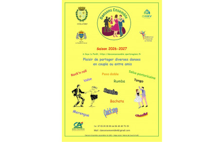 cours de danse 2025/2026